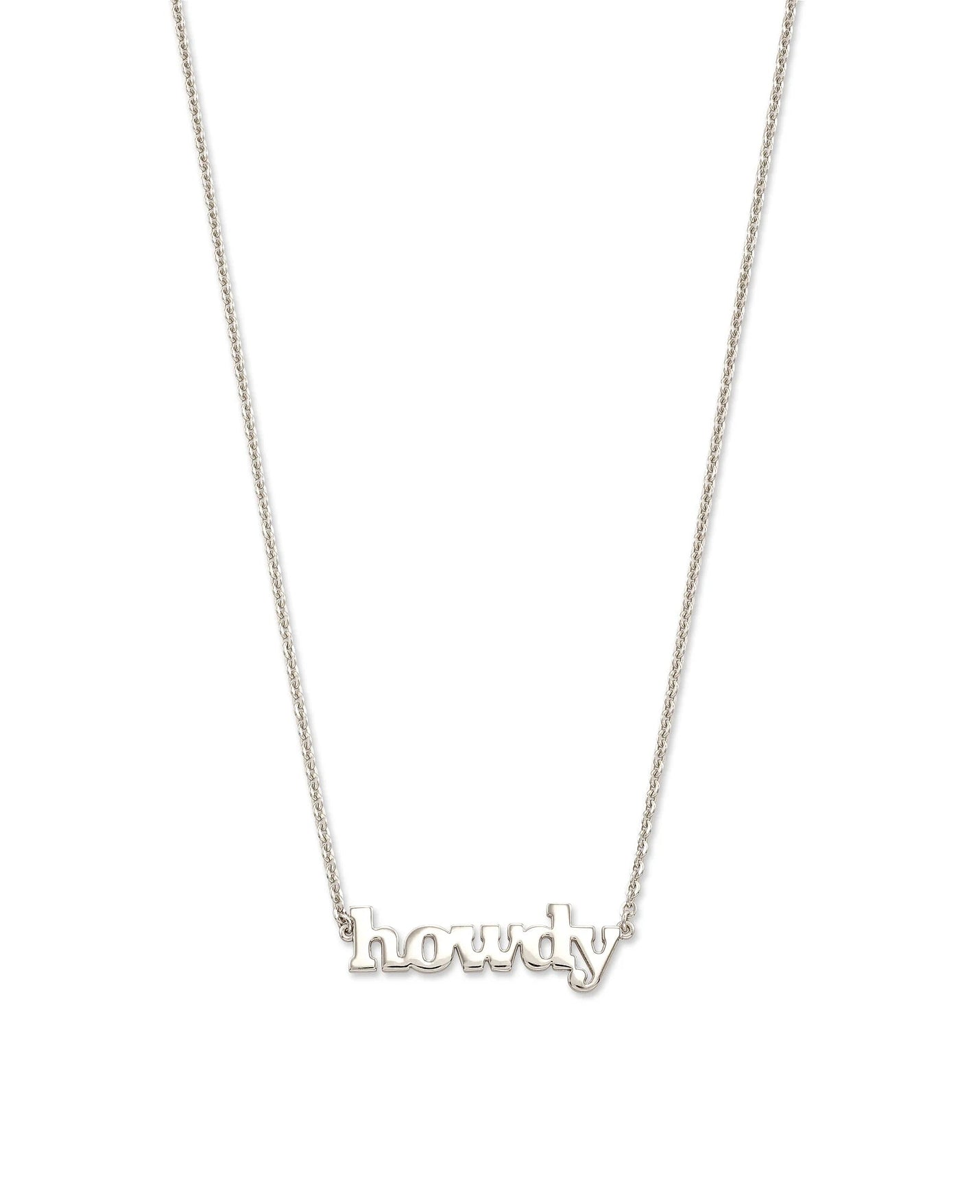 KS Howdy Pendant Necklace - Southern Soule Designs