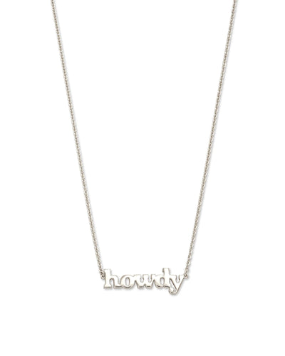 KS Howdy Pendant Necklace - Southern Soule Designs
