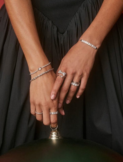 KS Jamie Band Ring Silver - Southern Soule Designs