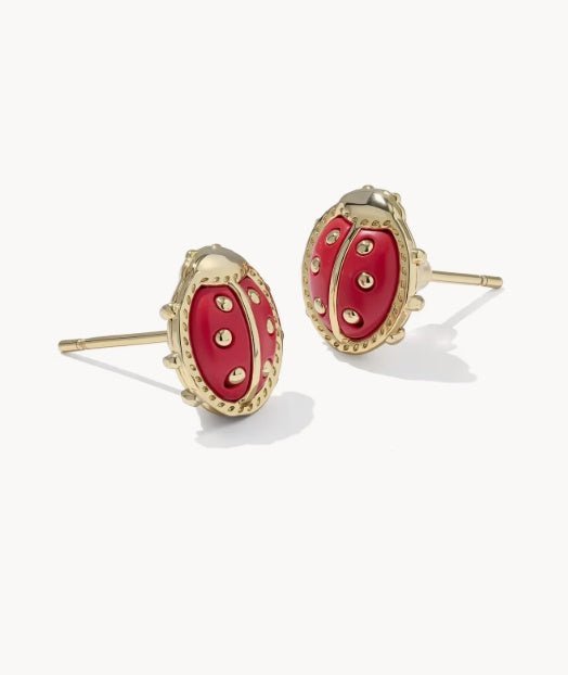 KS Ladybug Stud Earrings - Southern Soule Designs