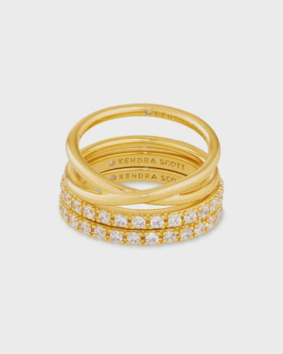 KS Livy Ring S/3 Gold - Southern Soule Designs