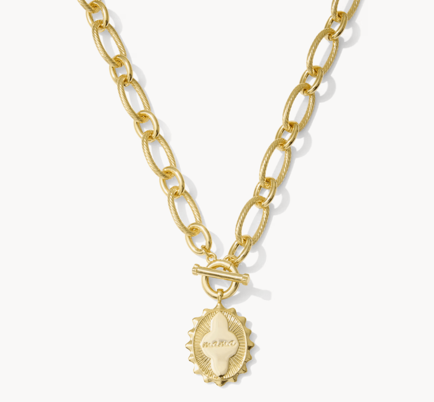KS Mama Link and Chain Necklace - Southern Soule Designs