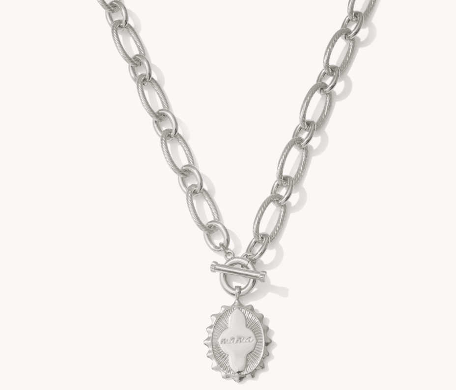 KS Mama Link and Chain Necklace - Southern Soule Designs