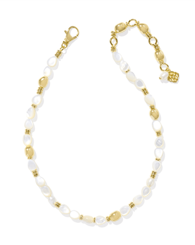 KS Melody Beaded Strand Necklace Gold - Southern Soule Designs