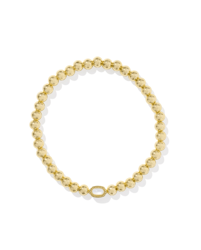KS Mini Elaina Gold Stretch Bracelet - Southern Soule Designs