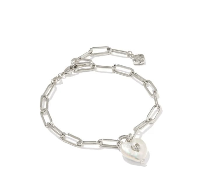 KS Sasha Heart Delicate Chain Bracelet - Southern Soule Designs