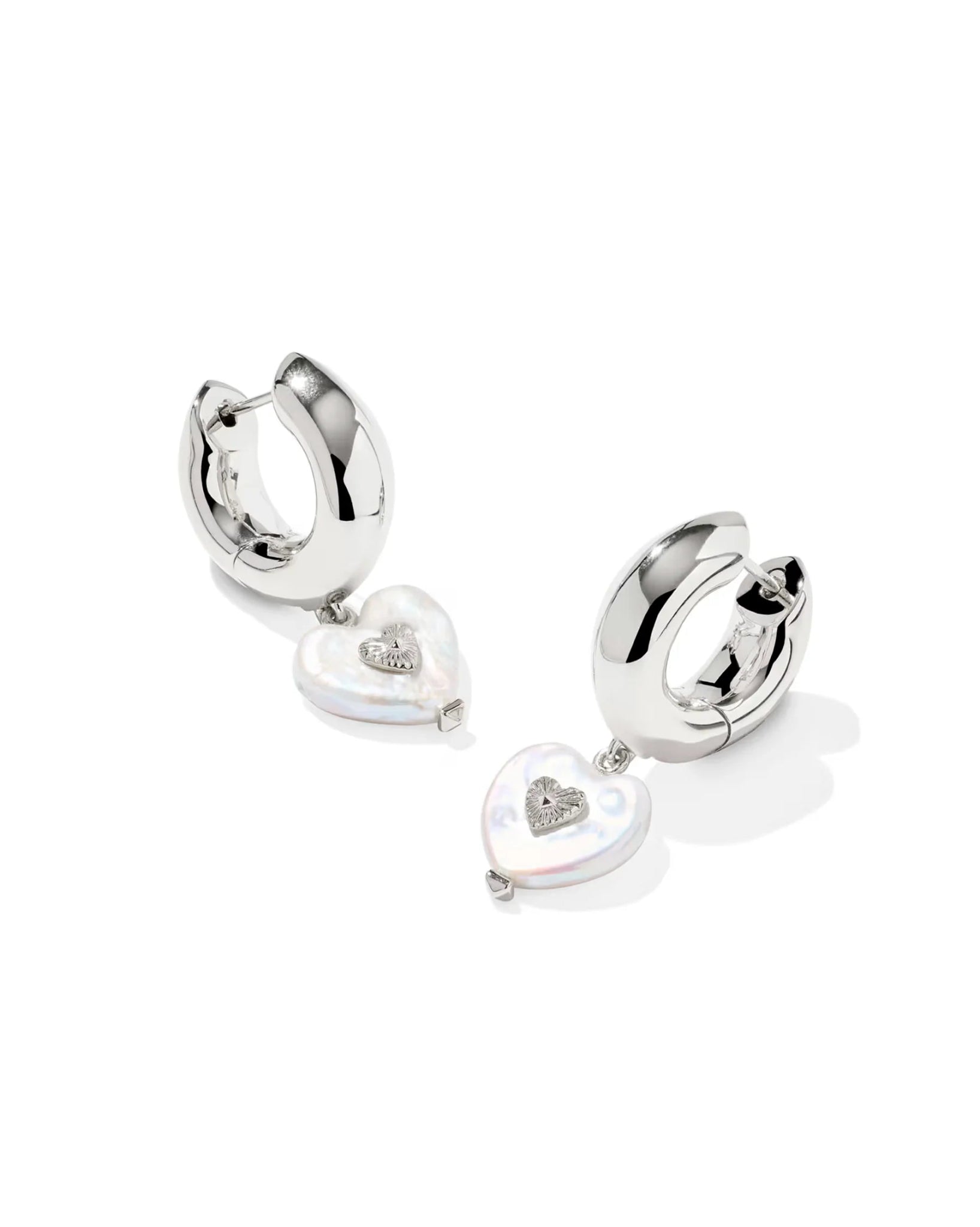 KS Sasha Heart Huggie Earrings - Southern Soule Designs