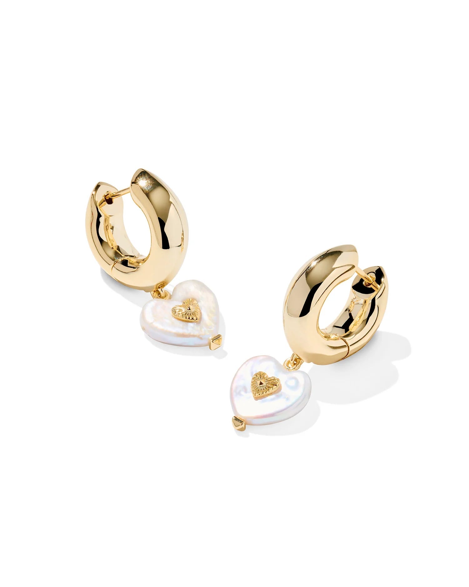 KS Sasha Heart Huggie Earrings - Southern Soule Designs