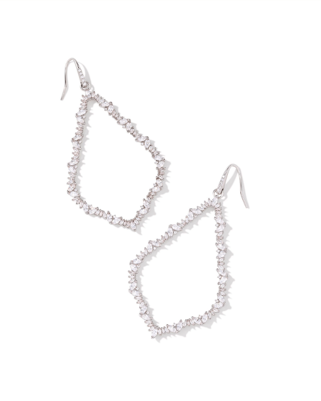 KS Sophee Crystal Open Frame Earring - Southern Soule Designs
