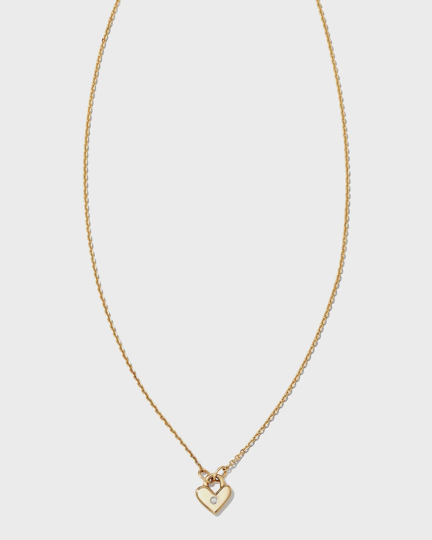 KS Tiny Heart Padlock Necklace - Southern Soule Designs