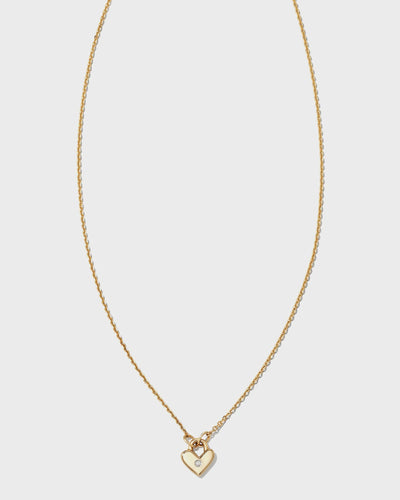 KS Tiny Heart Padlock Necklace - Southern Soule Designs