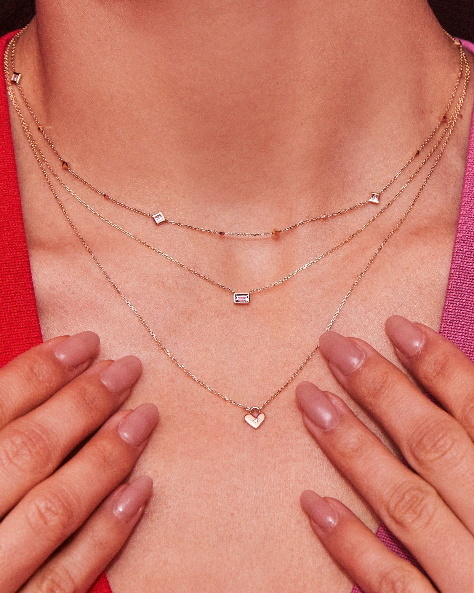 KS Tiny Heart Padlock Necklace - Southern Soule Designs