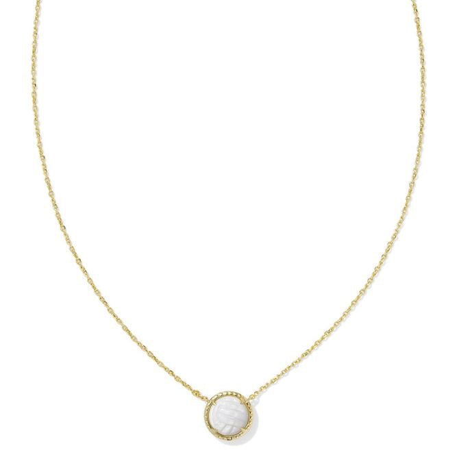 KS Volleyball Pendant Necklace - Southern Soule Designs