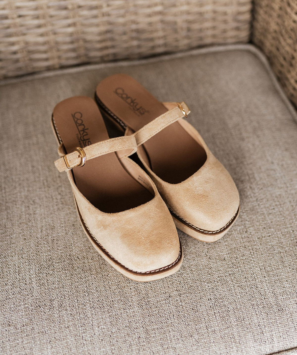 Me Time - Camel Faux Suede