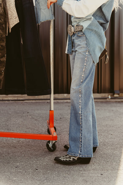 High Rise Wide Flare Jean KC5527M