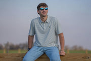LB Duck Green/White Edisto Polo - Southern Soule Designs