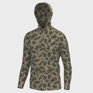 LB Retro Camo Heather Blend Hoodie - Southern Soule Designs
