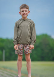 LB Youth Dark Tan Hemlock Hoodie - Southern Soule Designs