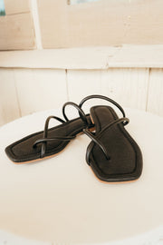 Leanna Black Stella Sandal - Southern Soule Designs