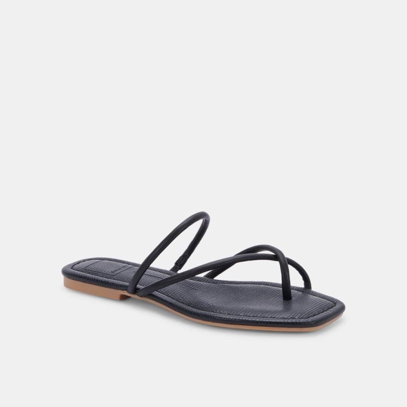 Leanna Black Stella Sandal - Southern Soule Designs