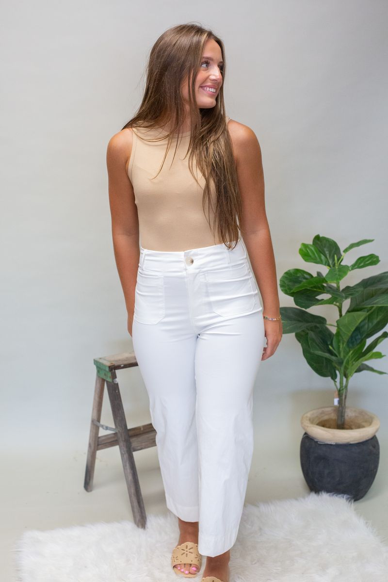 Lelis MT9737 Taupe Sleeveless Bodysuit - Southern Soule Designs