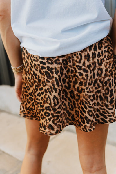 Leopard Mini Skort TBS13933 - Southern Soule Designs