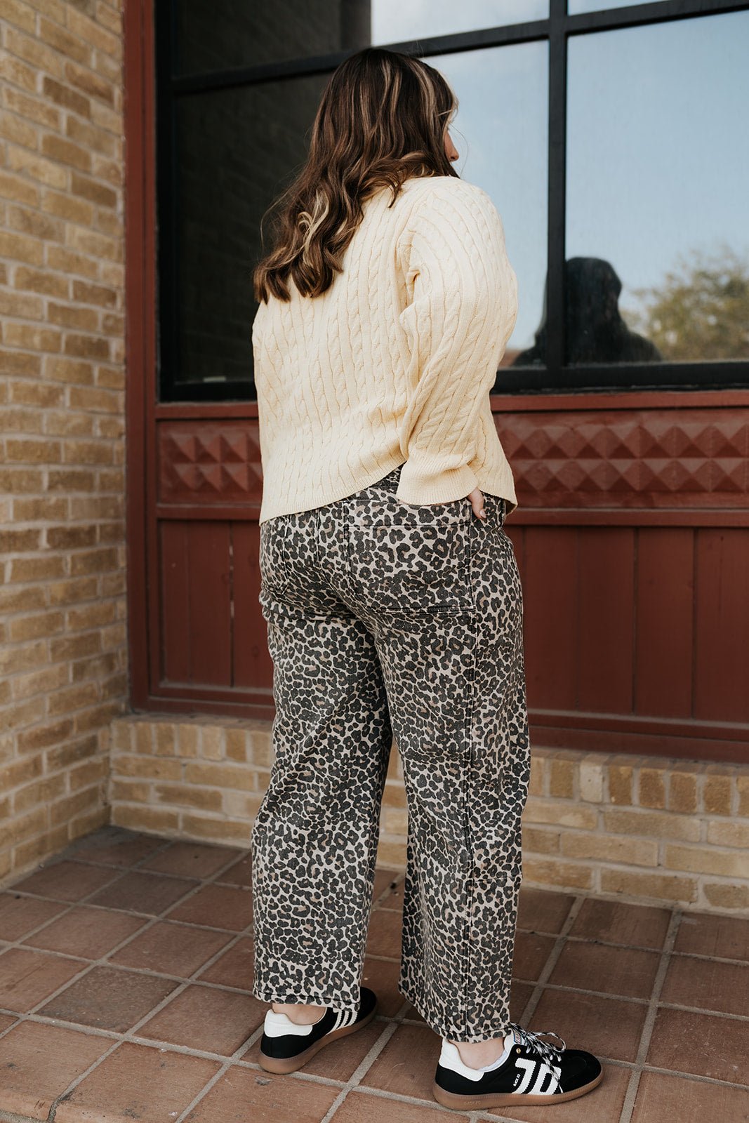 Leopard Print Barrel Pants P4070 - Southern Soule Designs