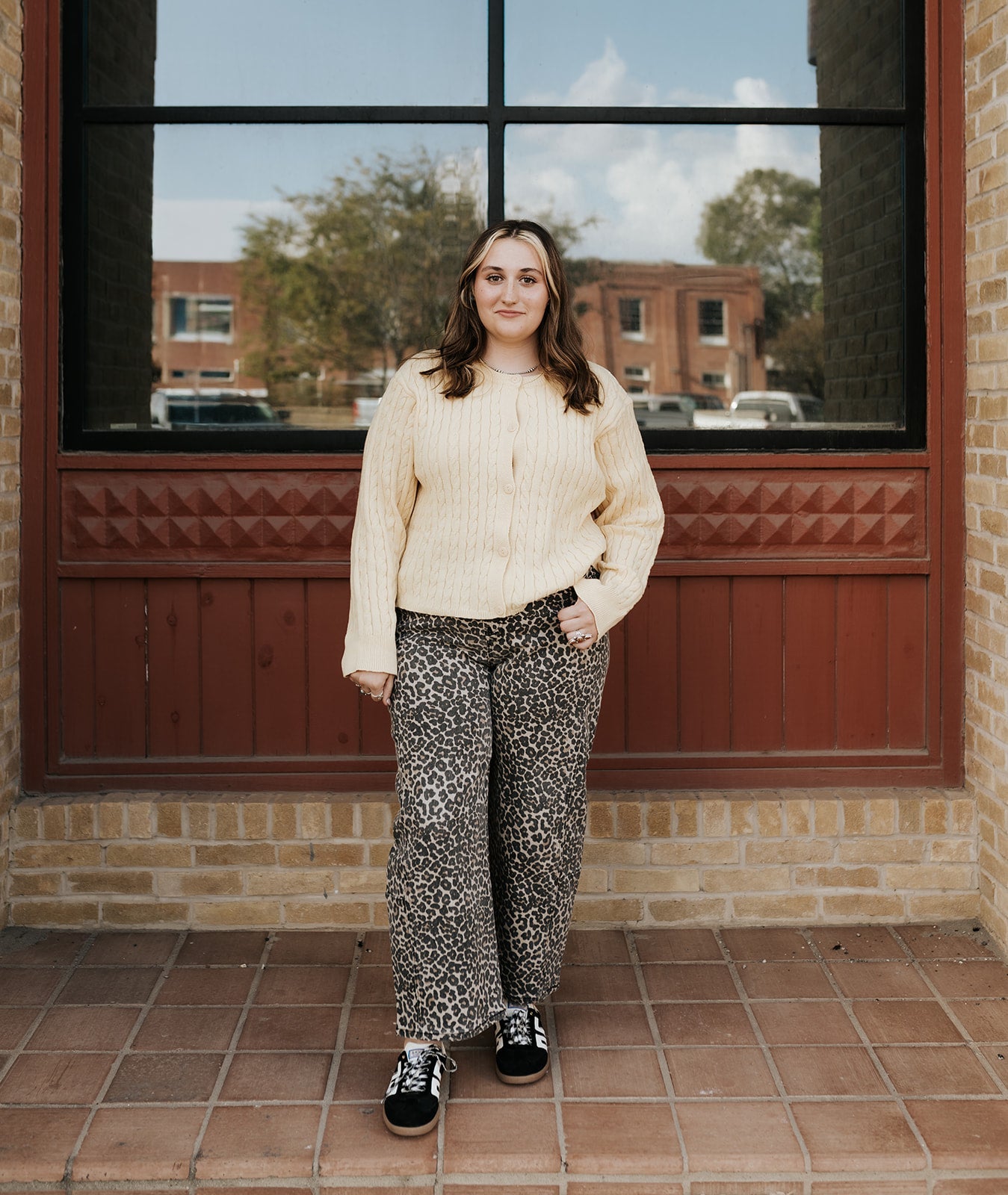 Leopard Print Barrel Pants P4070 - Southern Soule Designs