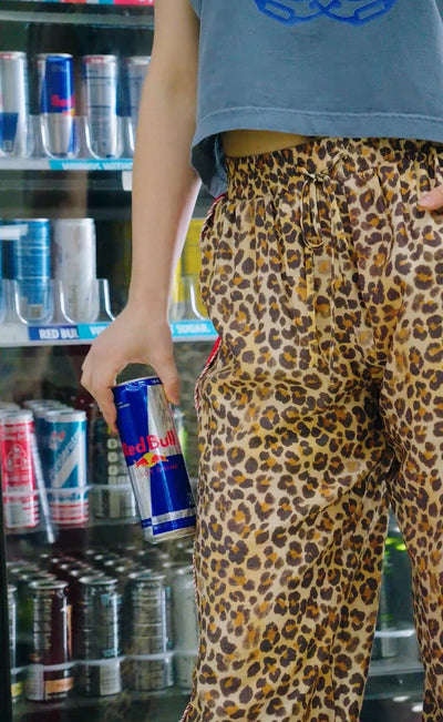 Leopard/Red Stripe Wide Leg Pants P26265 - Southern Soule Designs