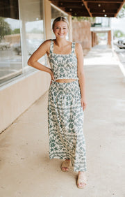 Leya Tera Everglade Paisley Maxi Skirt ZK262765 - Southern Soule Designs