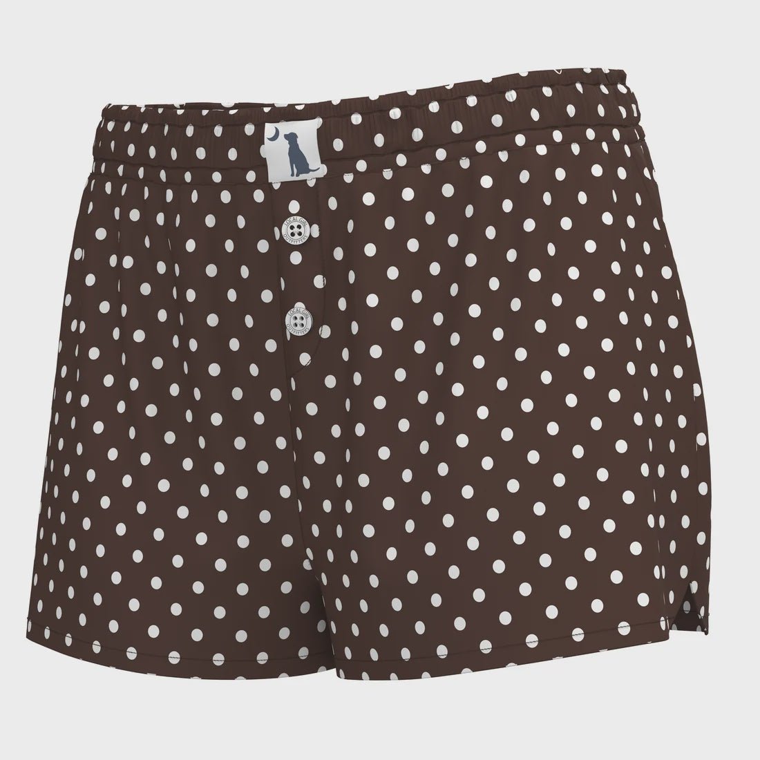 LG Espresso Polka Dot Boxer Shorts - Southern Soule Designs