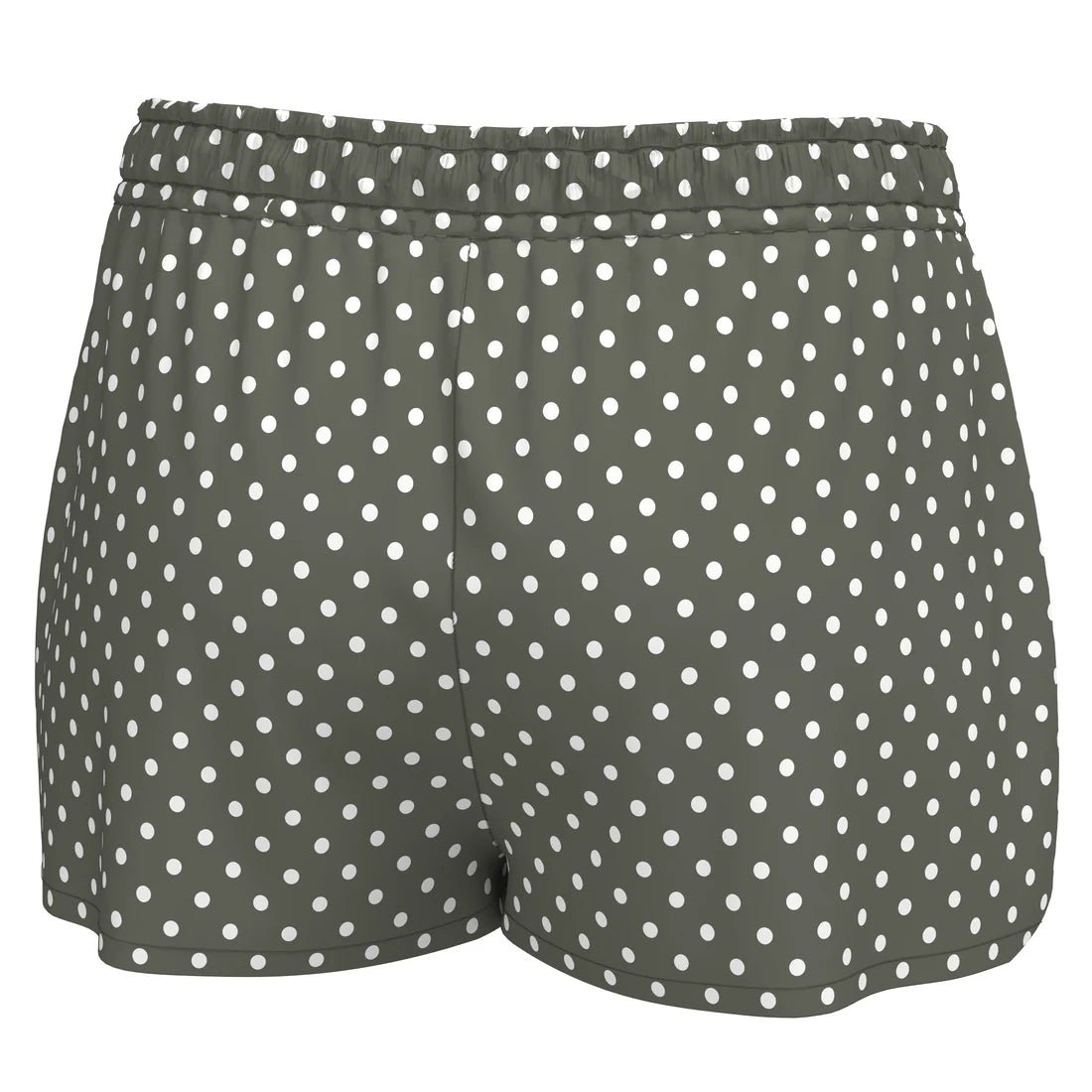 LG Olive Polka Dot Boxer Shorts - Southern Soule Designs
