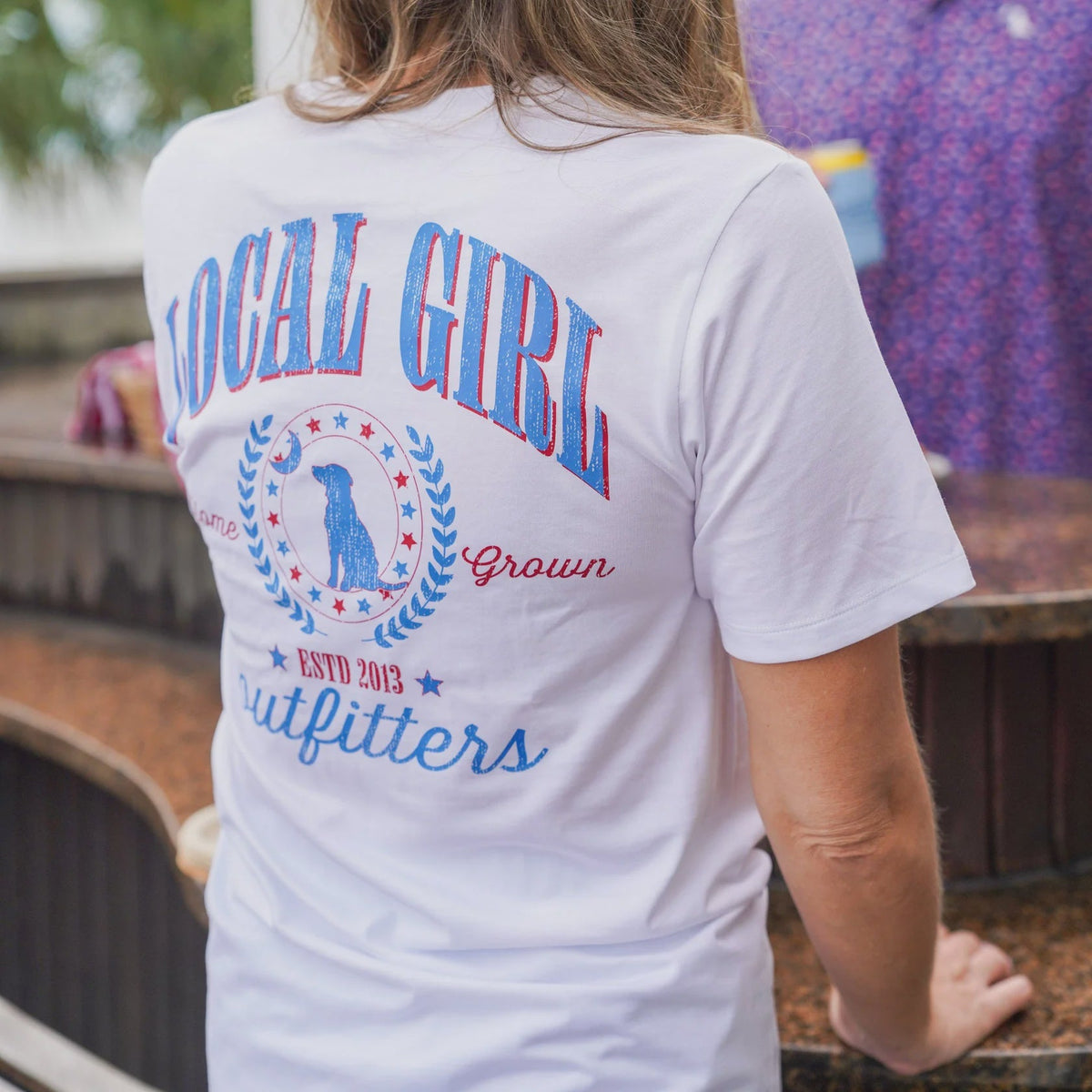 LG White Vintage USA T-Shirt - Southern Soule Designs