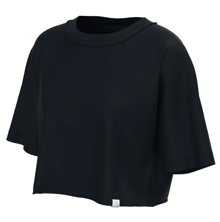 LG Youth Black Boxy Cropped Tee - Southern Soule Designs