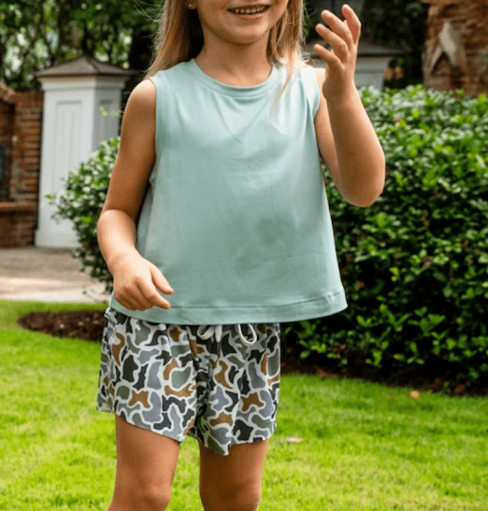 LG Youth Localflage Bluff Petal Shorts - Southern Soule Designs