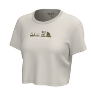 LG Youth Silver In The Wild Graphic Cropped Tee - Southern Soule Designs