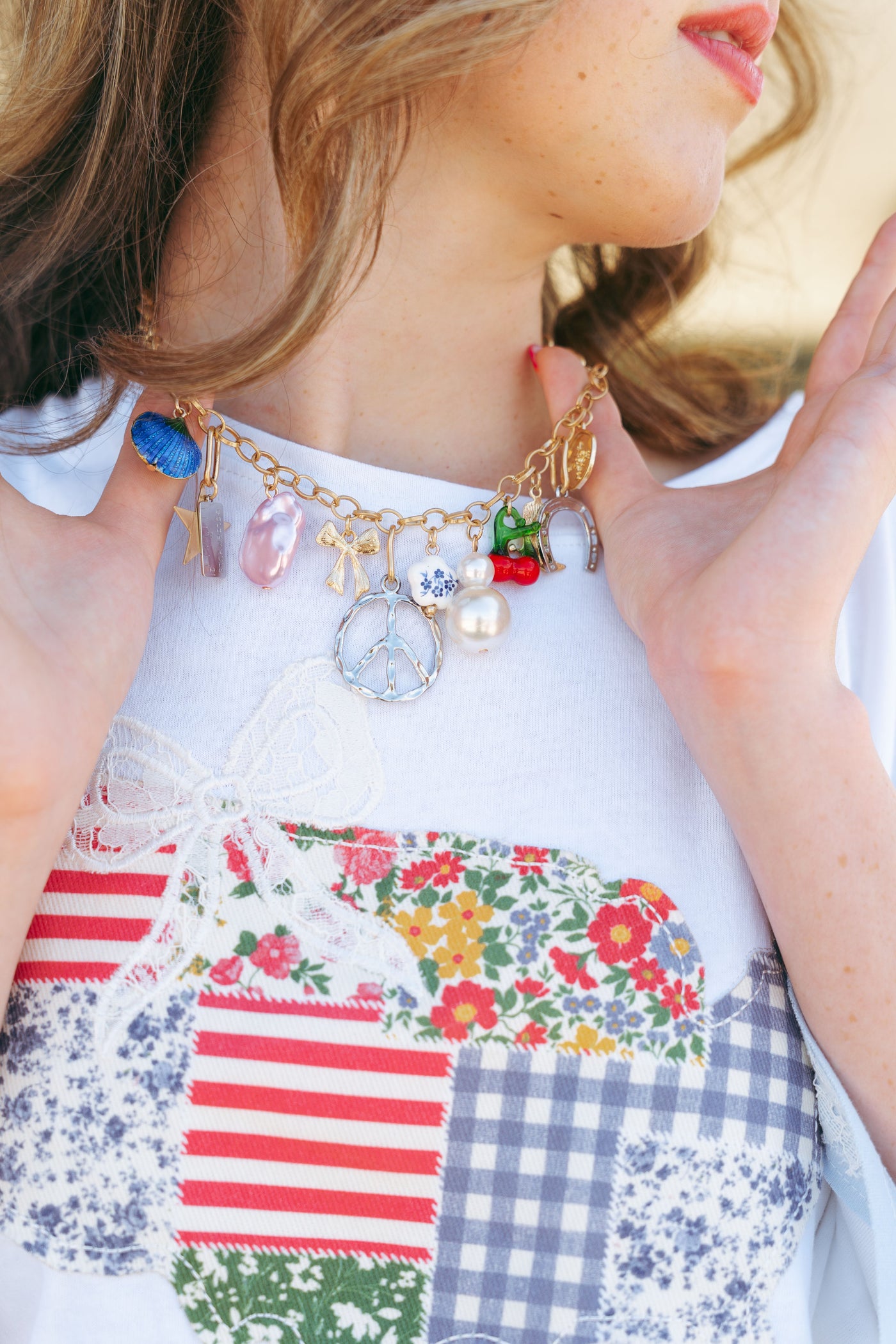 Golden Rule Charm Necklace