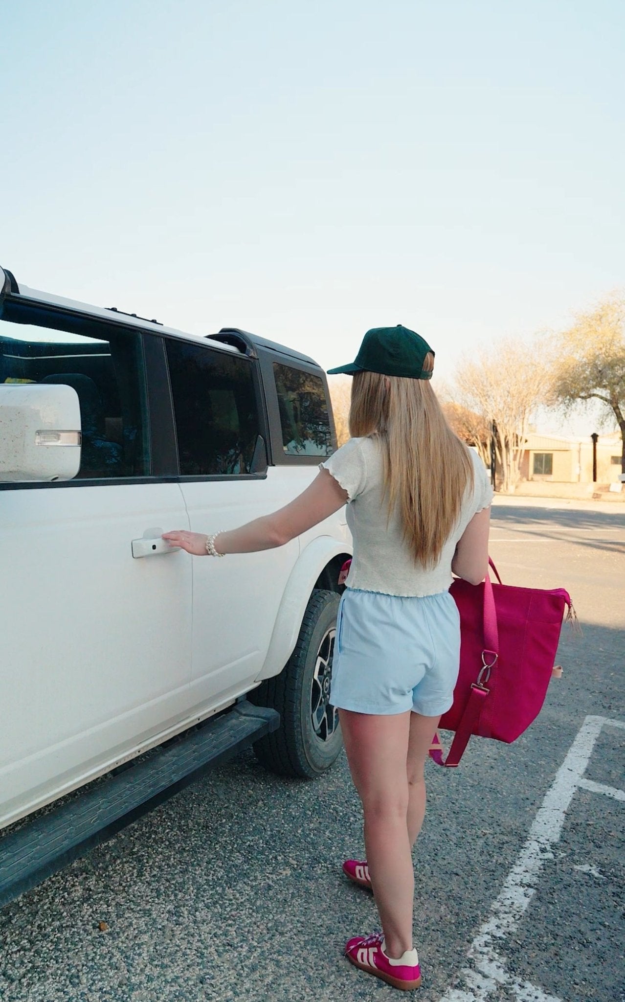 Light Blue High Waisted Boxy Shorts - Southern Soule Designs