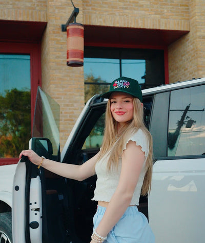 Light Blue High Waisted Boxy Shorts - Southern Soule Designs