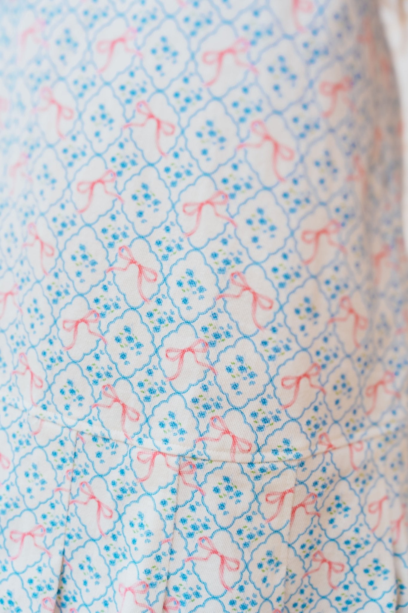 Light Blue/Pink/White Pleated Mini Dress ID39955 - 02 - Southern Soule Designs