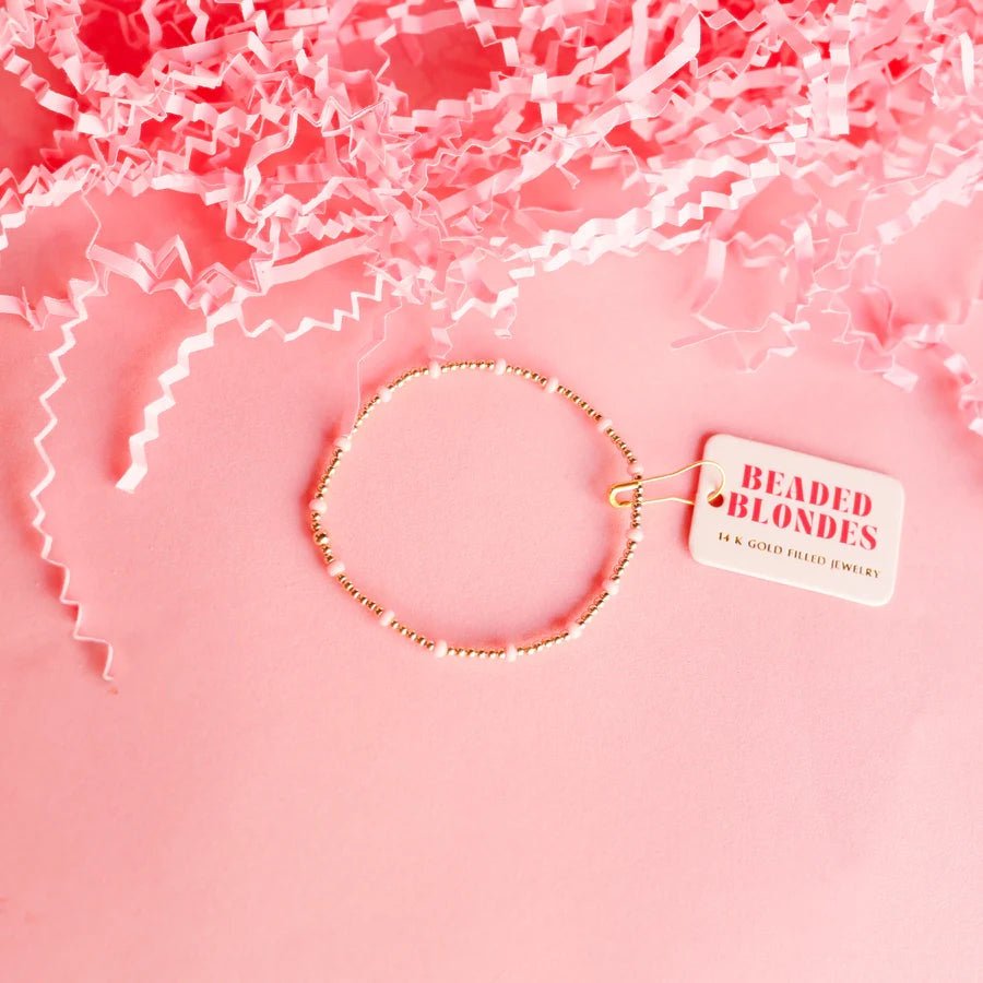 Light Pink Dainty Poppi Bracele - Southern Soule Designs