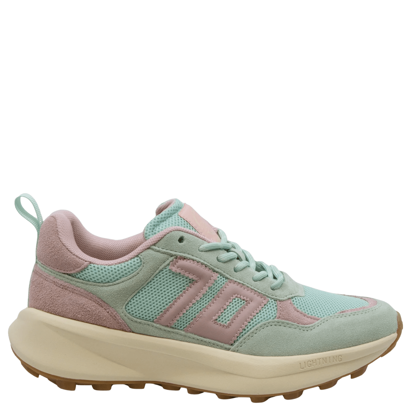 Lightning in Green/Pink Sneaker - Southern Soule Designs