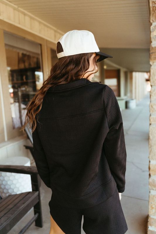 Lindsay Black Top and Shorts Set - Southern Soule Designs