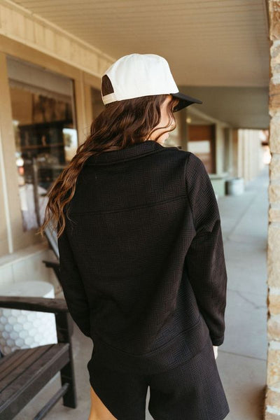 Lindsay Black Top and Shorts Set - Southern Soule Designs