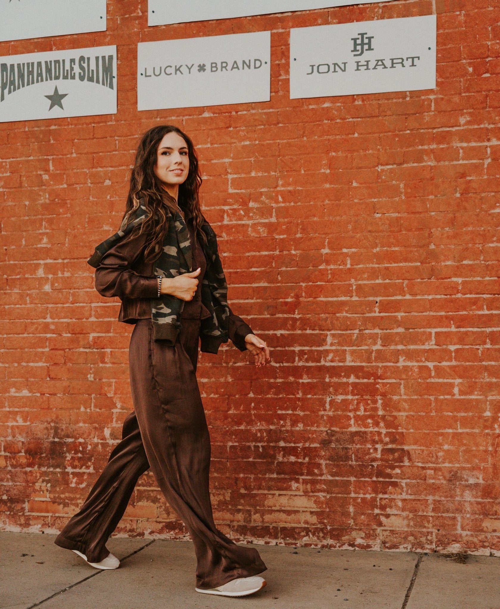 Lisse Wide Leg Pant Dark Chocolate ZP244214 - Southern Soule Designs