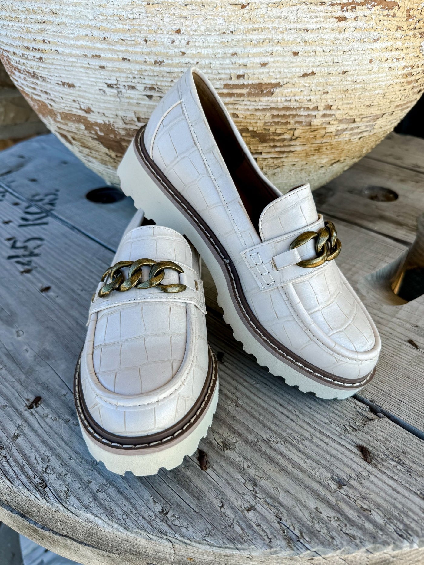 Literally Ivory Croco - Southern Soule Designs