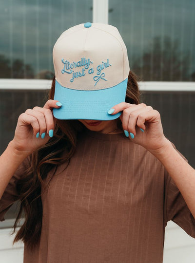 Literally Just a Girl Canvas Cap - Southern Soule Designs