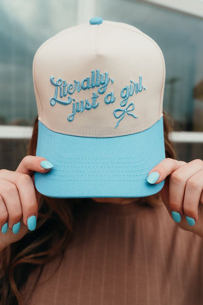 Literally Just a Girl Canvas Cap - Southern Soule Designs