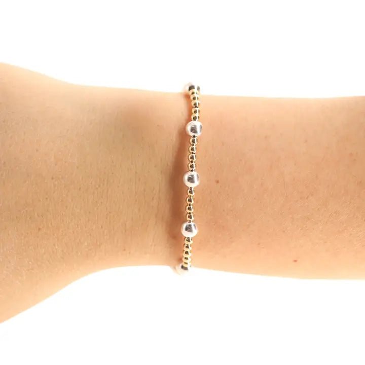 Lively Bracelet in Gold with Silver - Southern Soule Designs