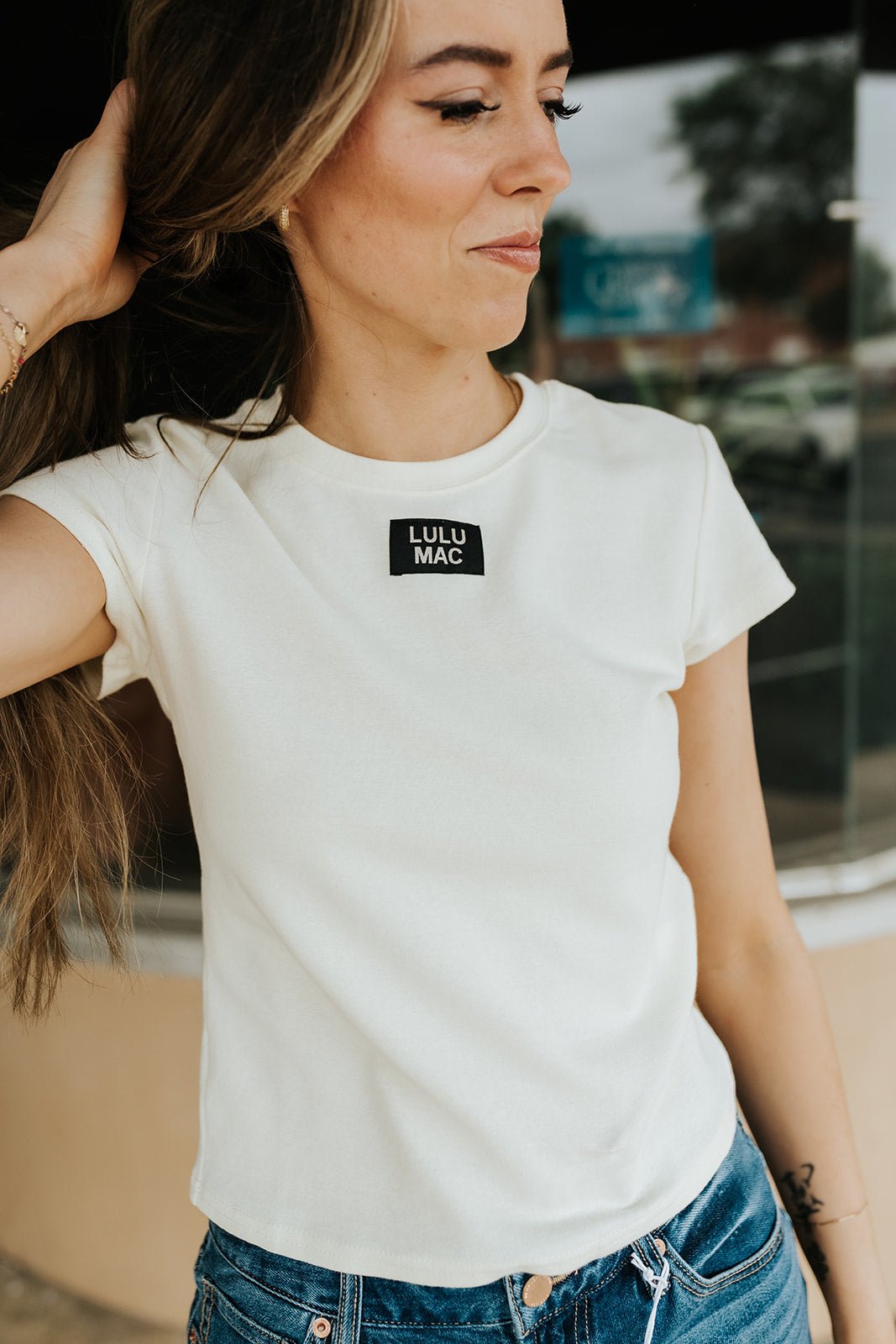 LM Ivory Baby Doll Top - Southern Soule Designs